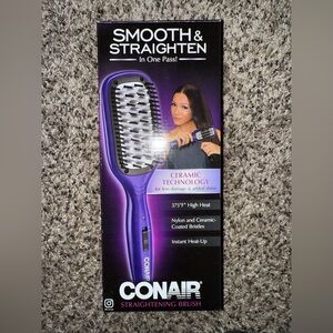 Purple Ceramic Hair Straightening Brush